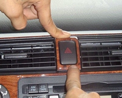 Pressing Dash Trim pieces into place